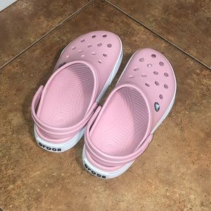 Pink Crocs